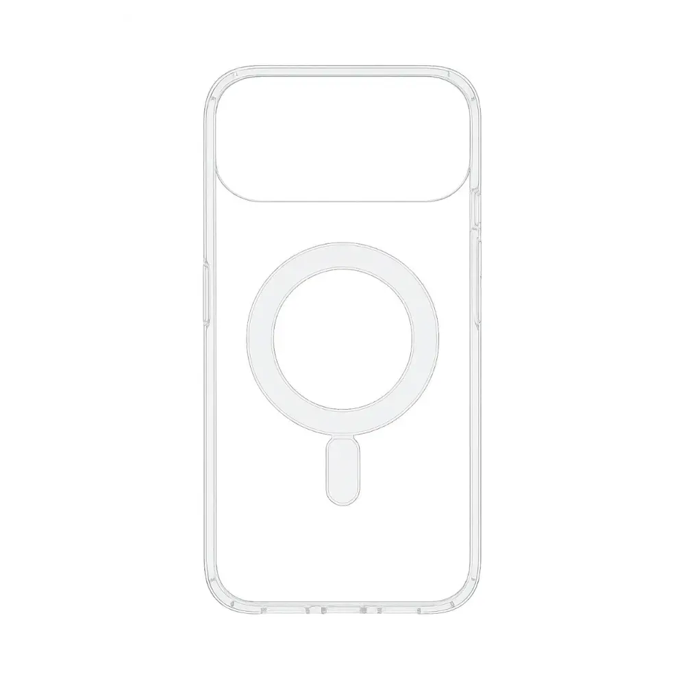 iPhone 17 Pro Max MagSafe Hülle – Transparent, stoßfest, kratzfest, kompatibel mit Wireless Charging